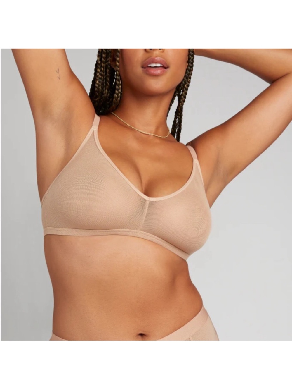 Negative Underwear Sieve Non Wire Bra in Buff  Tan Size 1  NWT